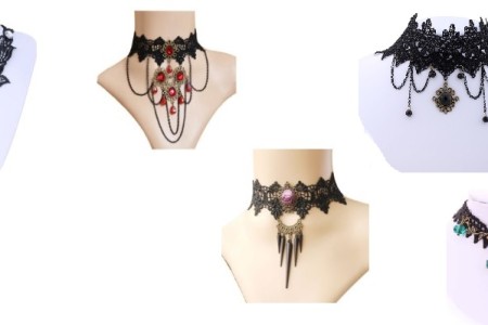 Lace Collar Halloween Necklaces Lace Collar Halloween Necklaces