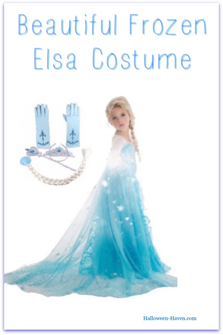 Frozen Elsa 5 Piece Costume