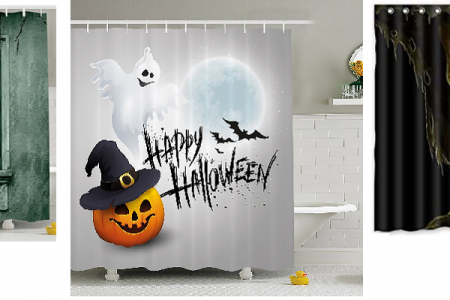 Halloween Shower Curtains Halloween Shower Curtains