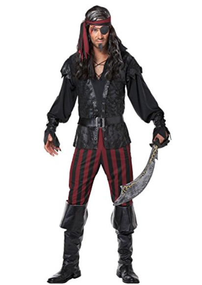 Swashbuckler Pirate Costumes for Men