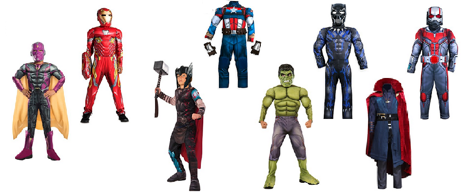 Avengers Costumes for Boys